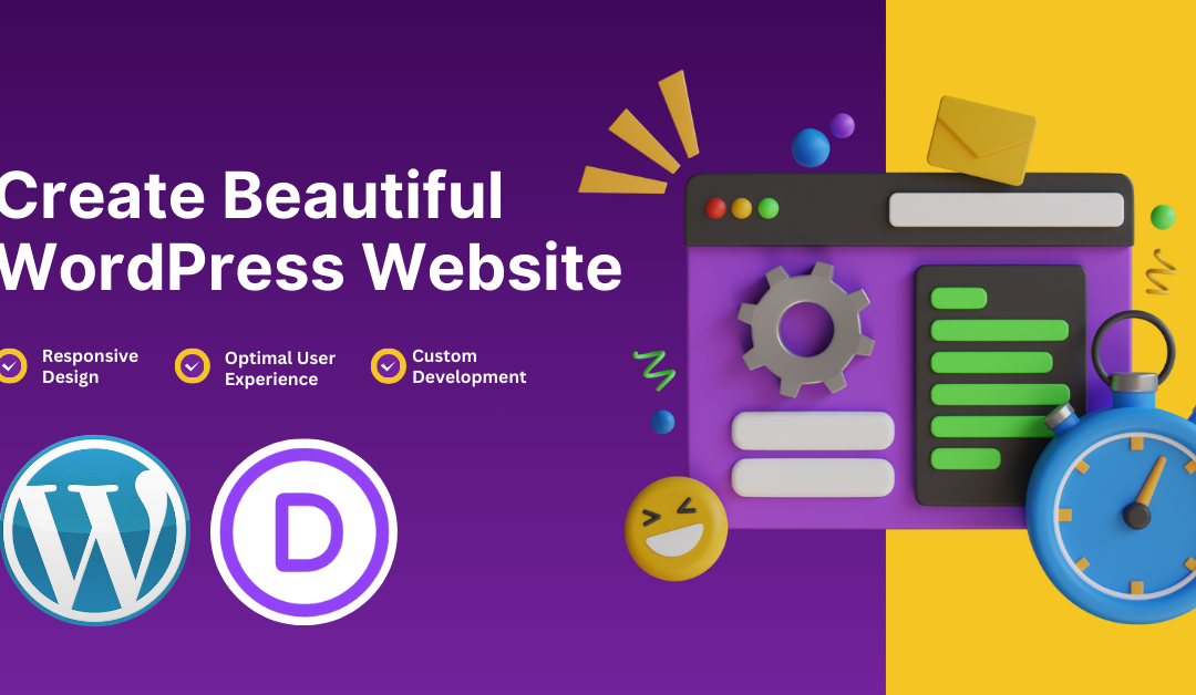 Create beautiful WordPress Website using divi theme